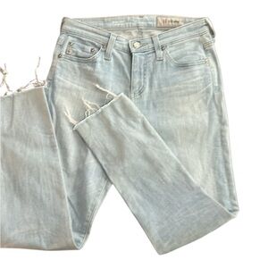 AG Prima Crop Raw Hem Jeans 25R